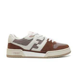 TBkicks Fend1 Match White/Brown Suede