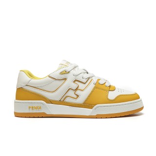 TBkicks Fend1 Match Sneakers White/Yellow Leather