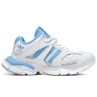 TBkicks Ba1enci*ga Track X Adidas White Blue