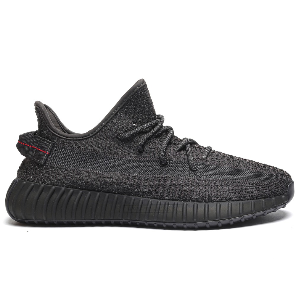 TBkicks Yeezy Boost 350 V2 Static Black (Reflective) FU9007