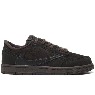 TBkicks Travis Scott Air Jordan 1 Retro Low OG SP Velvet Brown (PS)