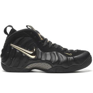 TBkicks Nike Air Foamposite Pro Black Metallic Gold