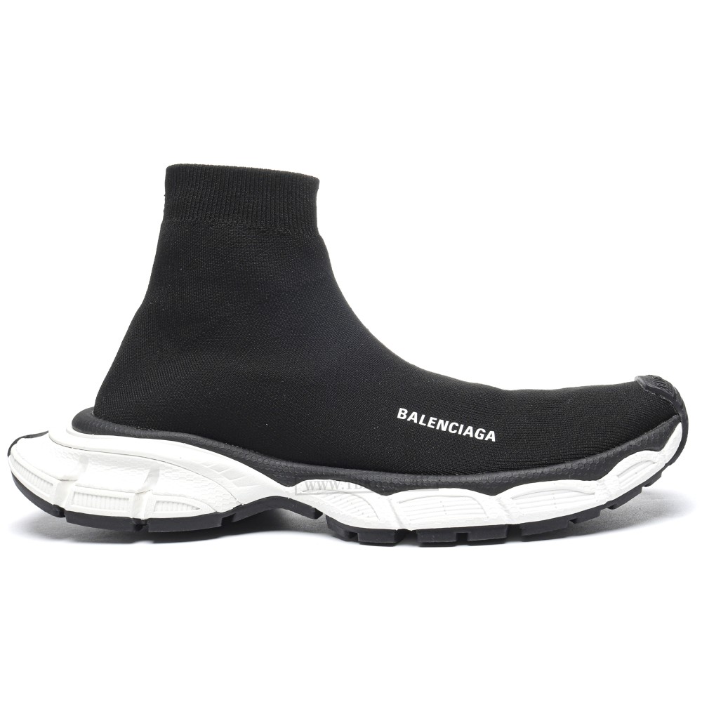 TBkicks Ba1enci*ga 3XL SOCK RECYCLED KNIT BLACK/WHITE