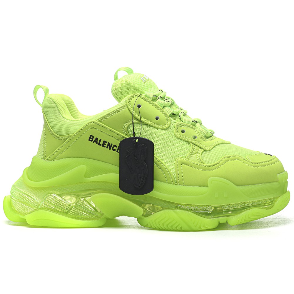 TBkicks Ba1enci*ga Triple S Clear Sole Fluo Yellow