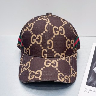 TBkicks GU*CC1 Big Logo Print Hat Chocolate