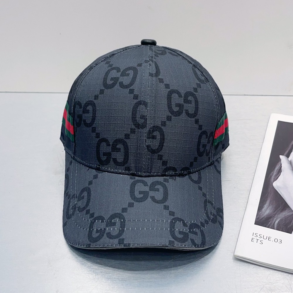 TBkicks GU*CC1 Big Logo Print Hat Grey