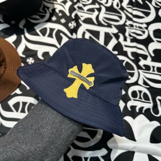 TBkicks Chr0me Hearts Fisherman Hat Navy Blue