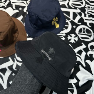 TBkicks Chr0me Hearts Fisherman Hat Navy Black