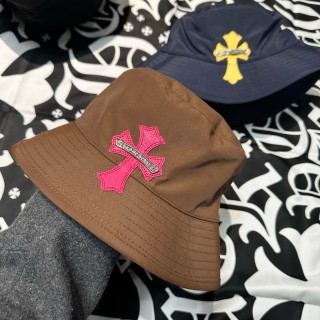 TBkicks Chr0me Hearts Fisherman Hat Brown