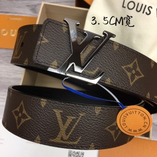 TBkicks LOU1S VU1TTON Initiales Reversible Belt Brown/Black 3.5CM