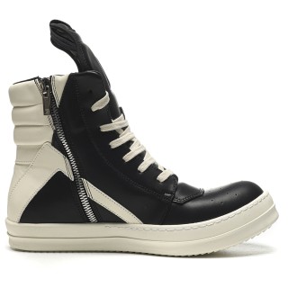 TBkicks R1ck Owens Geobasket High Black Milk