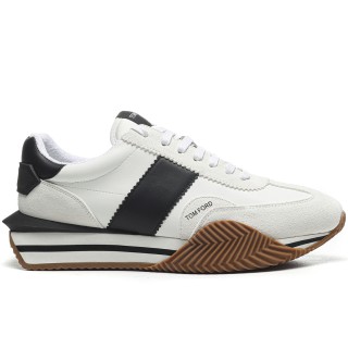 TBkicks Tom Ford Suede Eco-Friendly Material James Sneaker Black/White
