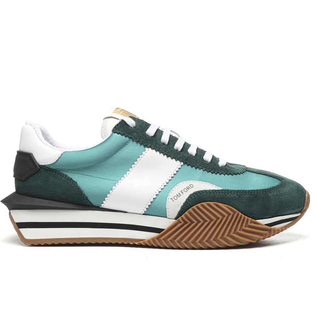 TBkicks Tom Ford Suede Eco-Friendly Material James Sneaker Green/White