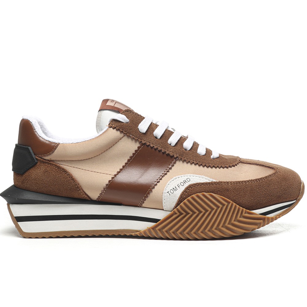 TBkicks Tom Ford Suede Eco-Friendly Material James Sneaker Brown/Beige