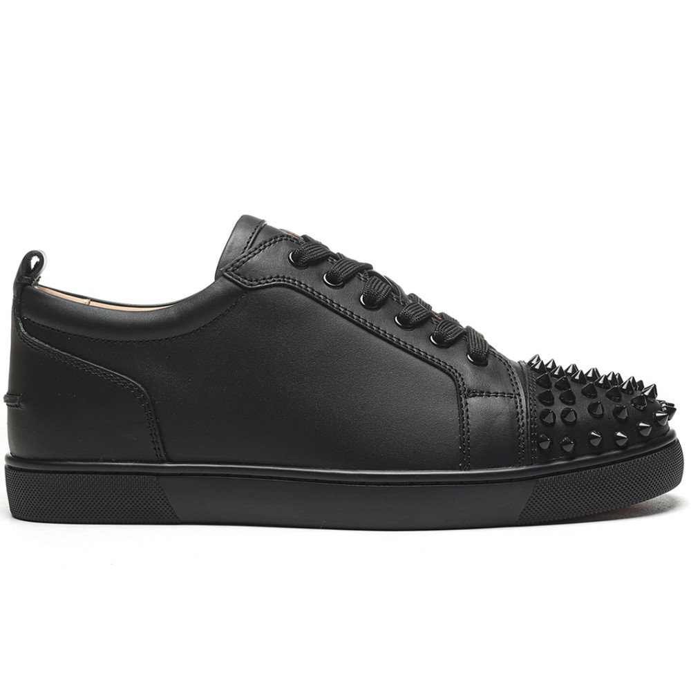 TBkicks Christian Louboutin Louis Junior Spikes Black