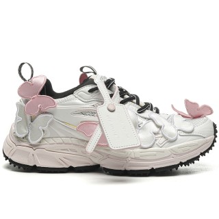 TBkicks OFF-WHITE Be Right Back Pink White Butterflies (Women's)