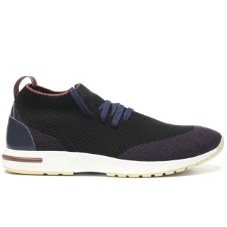 TBkicks L0ra Piana Summer Charm Walk 13 Suede Sandstone Sneaker Navy
