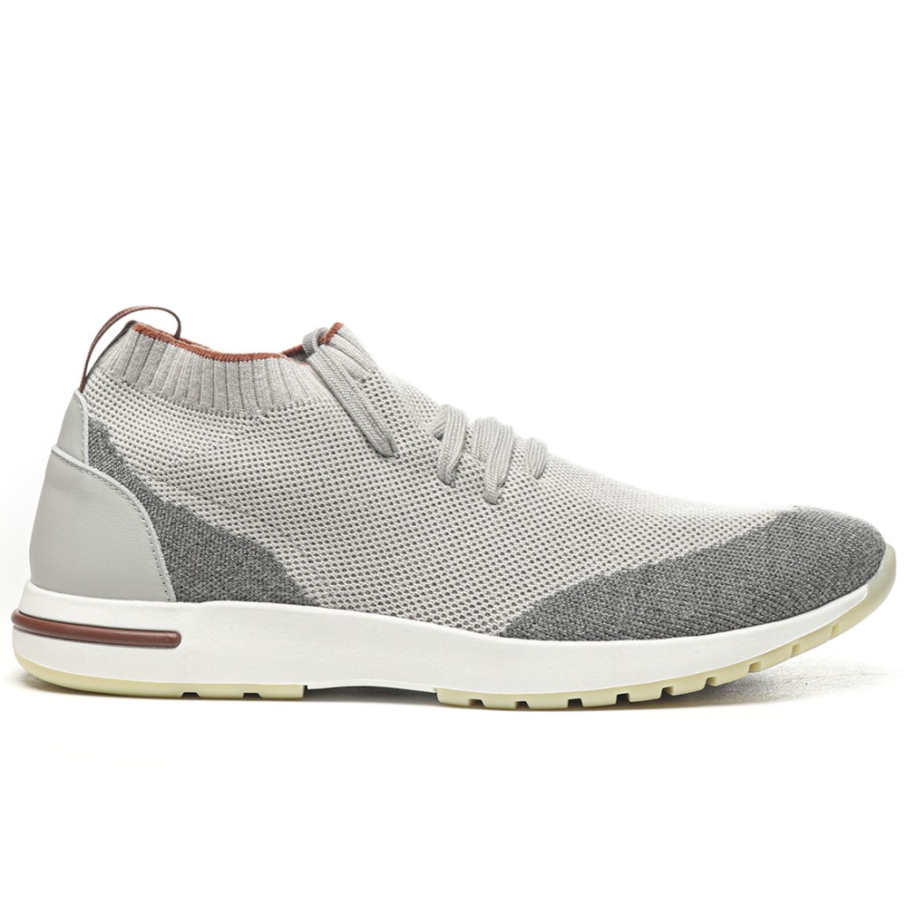 TBkicks L0ra Piana Summer Charm Walk 13 Suede Sandstone Sneaker Grey