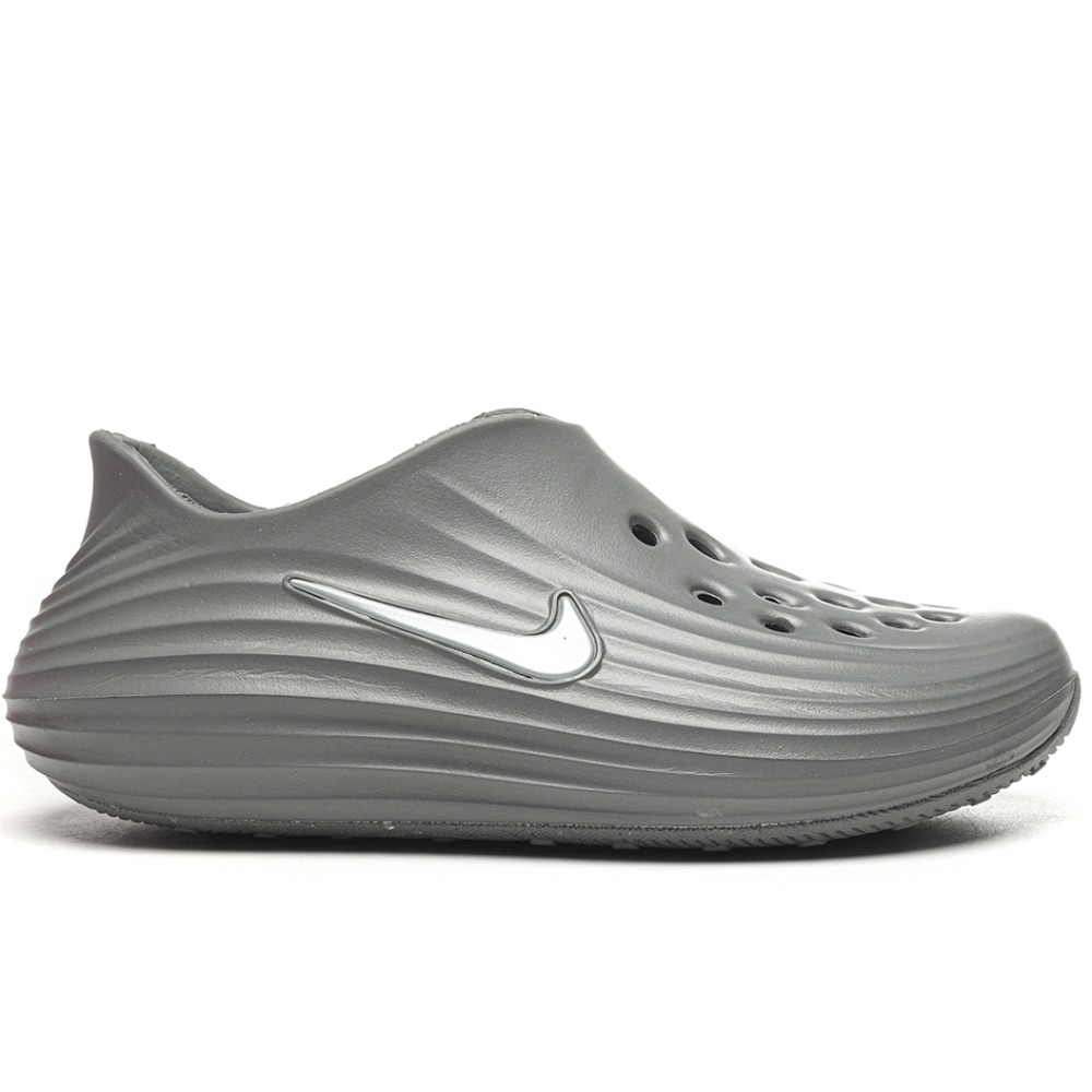TBkicks N1ke ReactX Rejuven8 Slide Smoke Grey