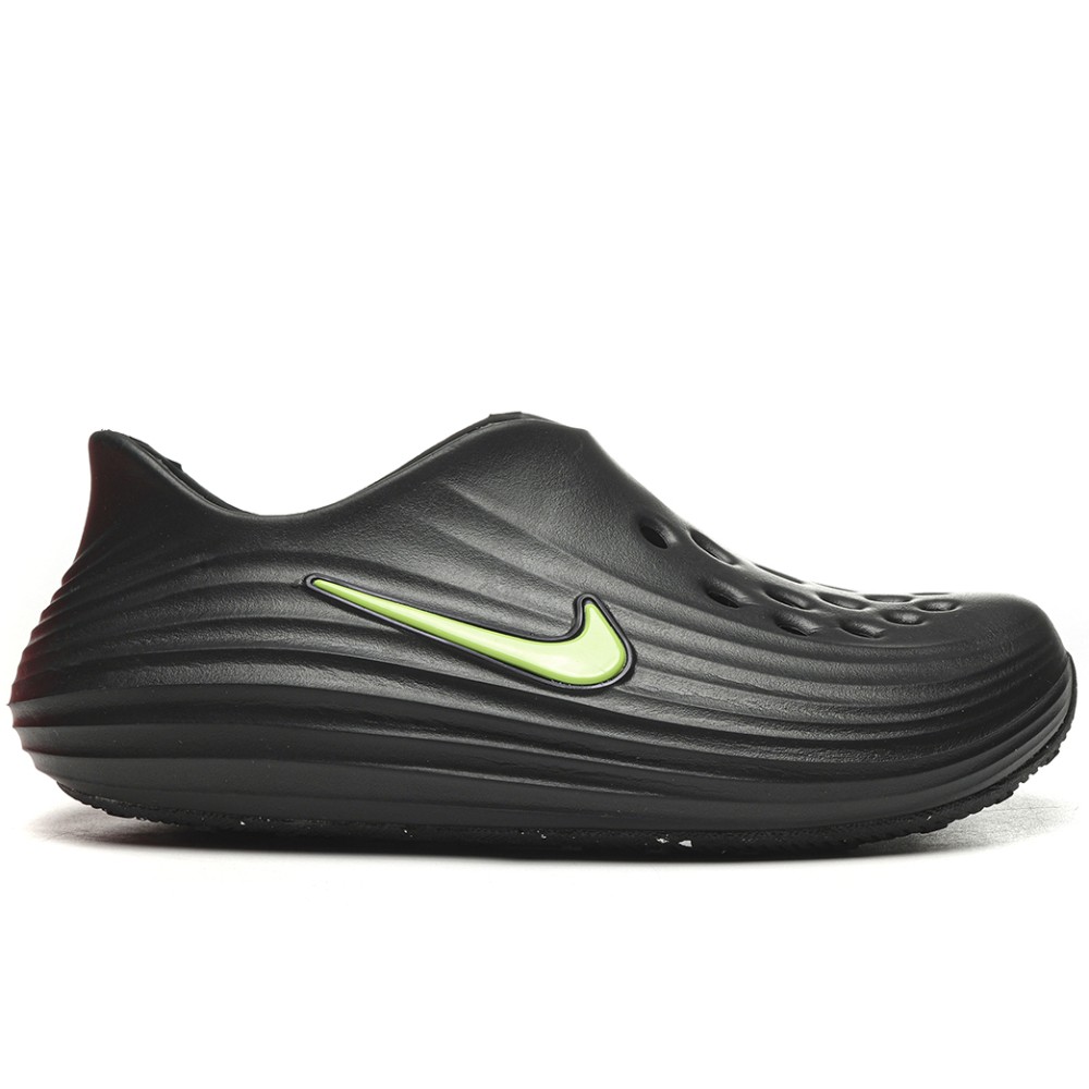 TBkicks N1ke ReactX Rejuven8 Slide Black Cool Grey Volt