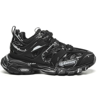 TBkicks Ba1enci*ga Track Black White Graffiti