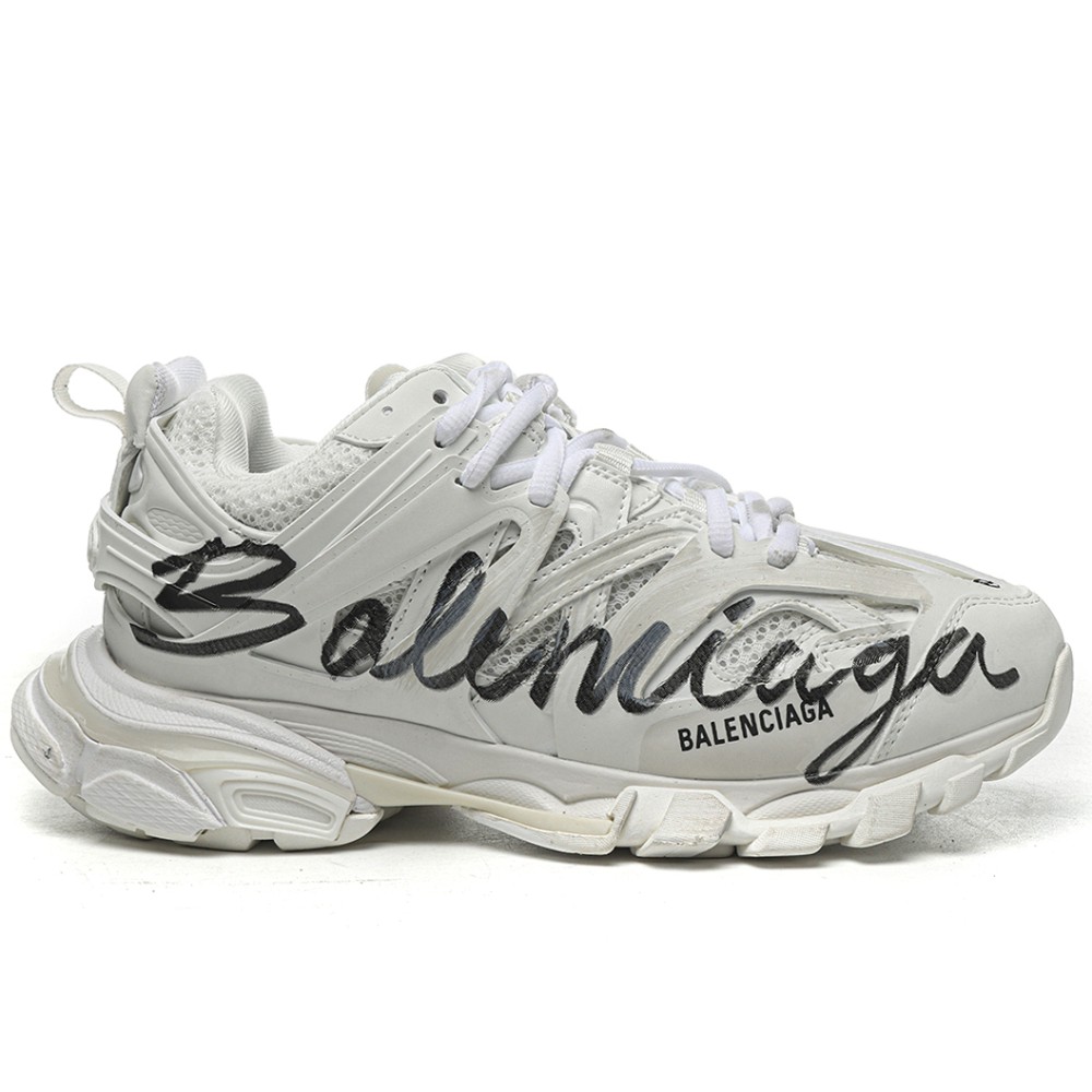 TBkicks Ba1enci*ga Track MULTICL All White