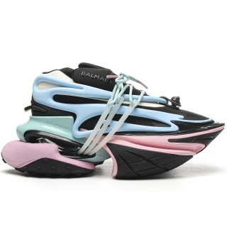 TBkicks Balmain Unicorn Low-Top Black/Sky Blue
