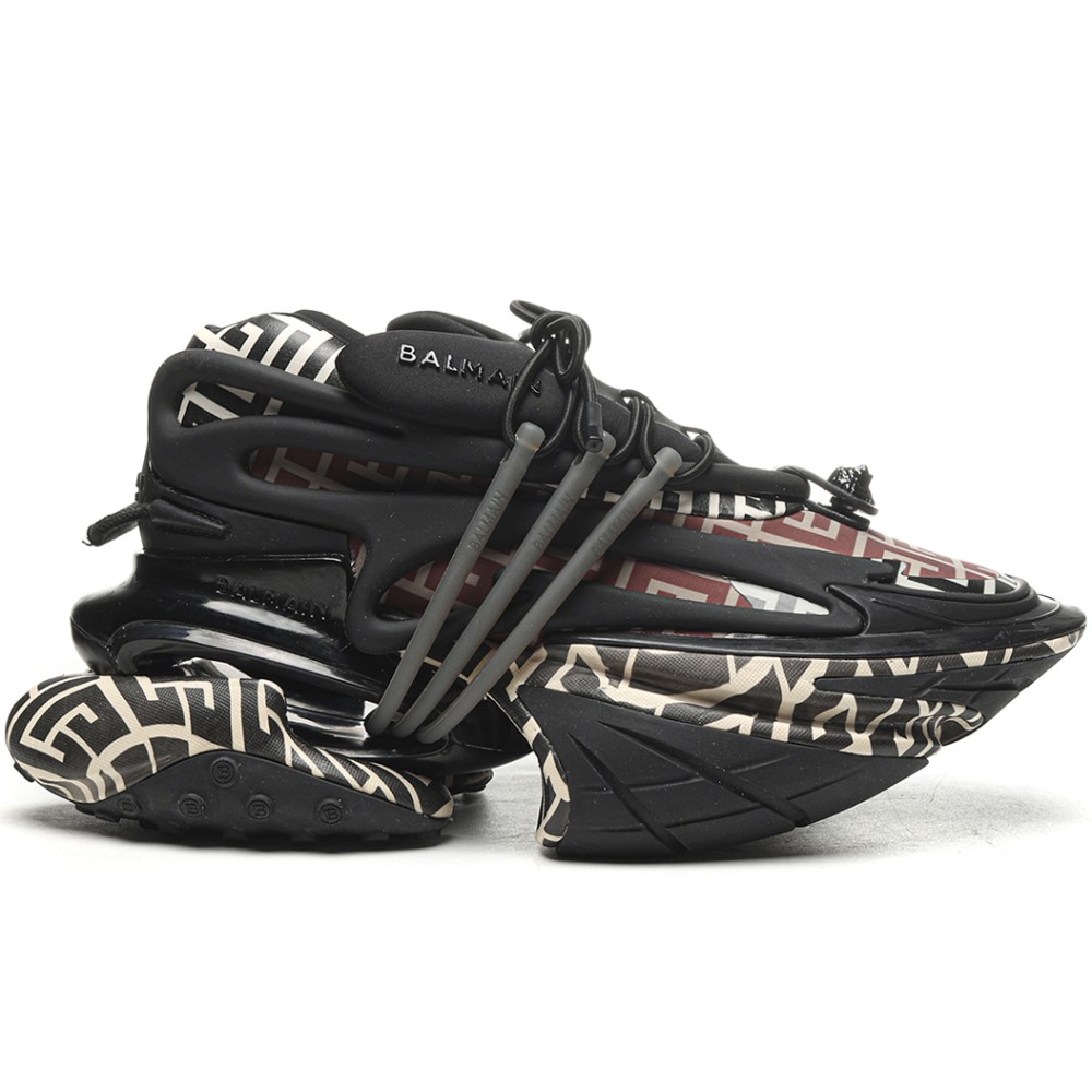 TBkicks Balmain Unicorn Low-Top Black Color