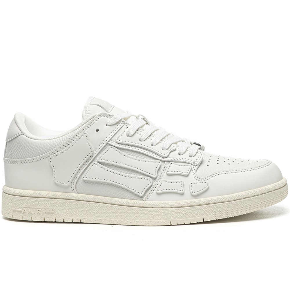 TBkicks Amiri Skel Top Low All White