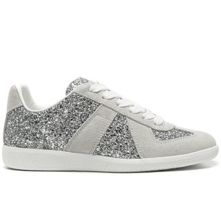 TBkicks Maison Margiela MM6 White Silver Glitter