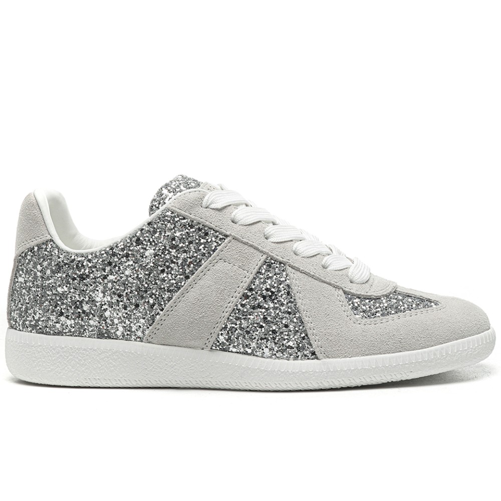 TBkicks Maison Margiela MM6 White Silver Glitter