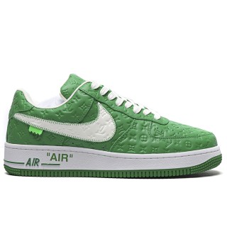 TBkicksLou1s Vu1tton Nike Air Force 1 Low By Virgil Abloh Green