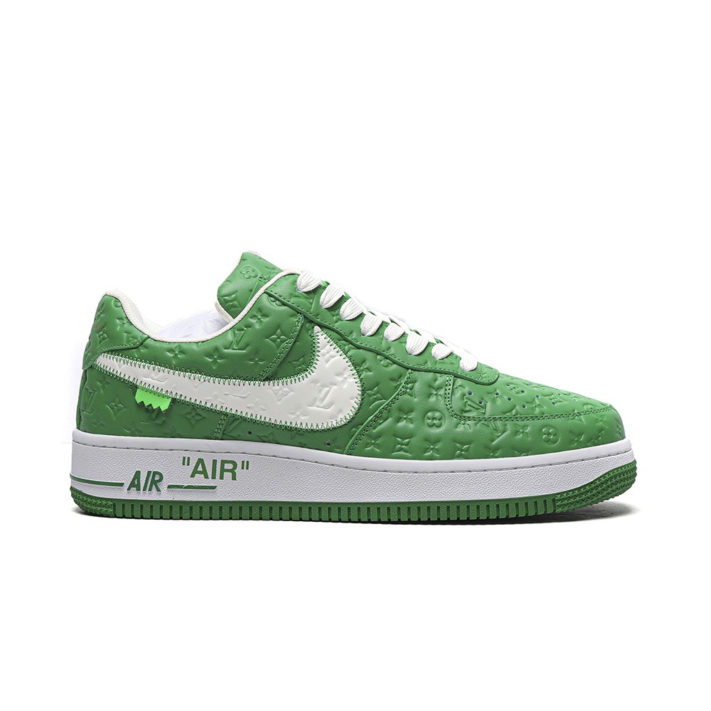 TBkicksLou1s Vu1tton Nike Air Force 1 Low By Virgil Abloh Green