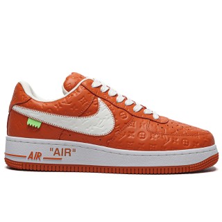 TBkicksLou1s Vu1tton Nike Air Force 1 Low By Virgil Abloh Orange