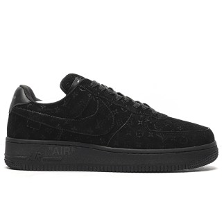 TBkicksLou1s Vu1tton Nike Air Force 1 Low By Virgil Abloh Black