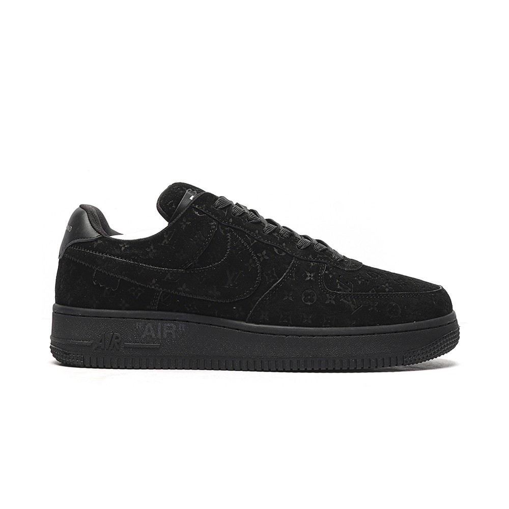TBkicksLou1s Vu1tton Nike Air Force 1 Low By Virgil Abloh Black