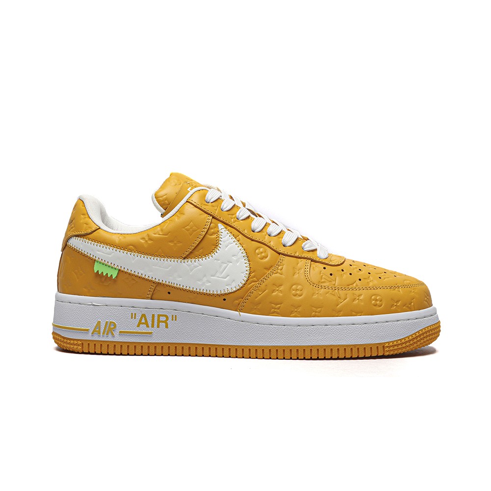 TBkicksLou1s Vu1tton Nike Air Force 1 Low By Virgil Abloh Yellow