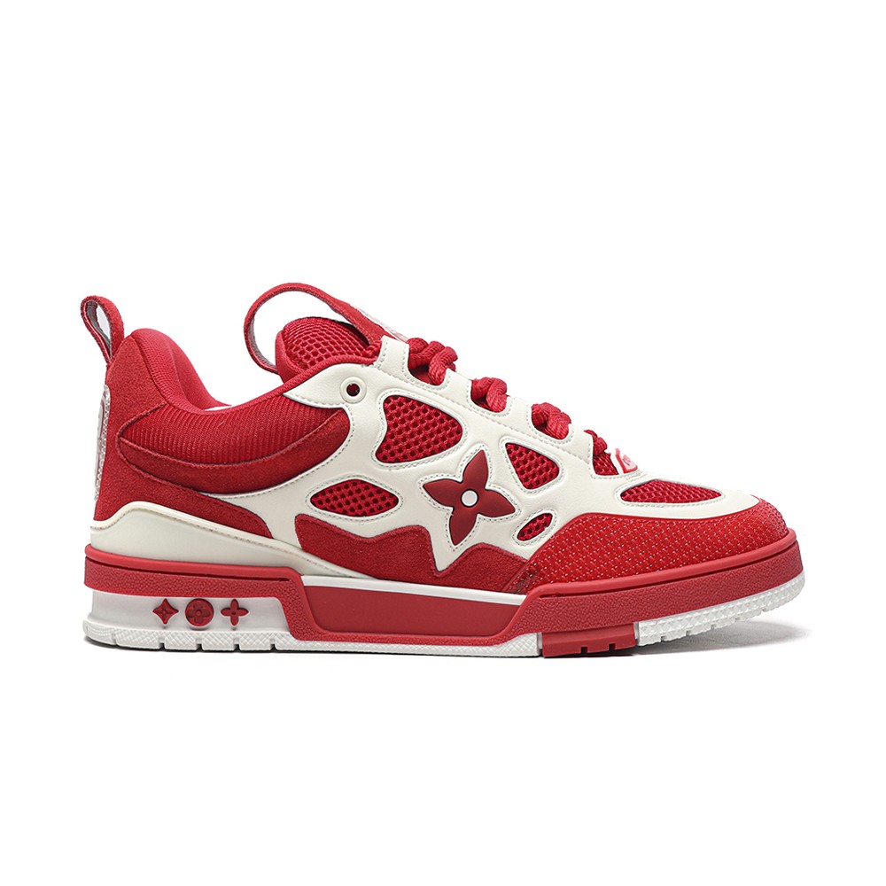 TBkicks L0*1S V*1TT0N LV Skate Sneaker Red White