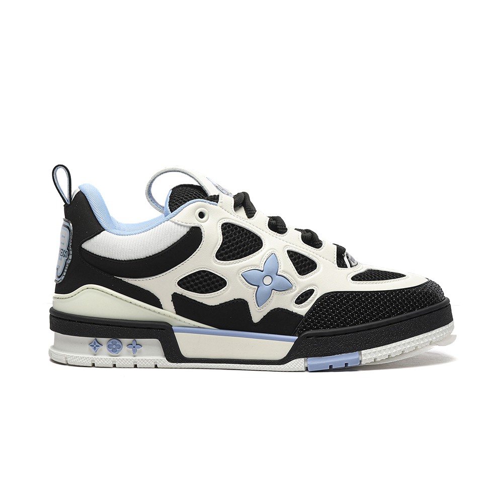 TBkicks L0*1S V*1TT0N LV Skate Sneaker Black White