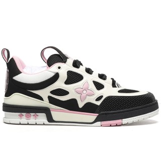 TBkicks L0*1S V*1TT0N LV Skate Sneaker Black White Pink