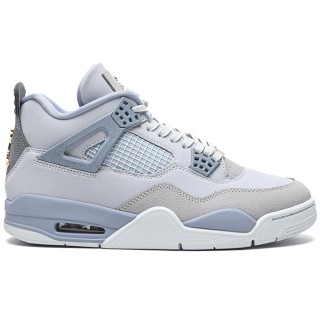 TBkicks Jordan 4 Retro NCAA P LT Armory Blue/Metallic Gold