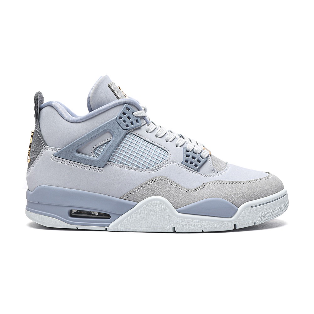 TBkicks Jordan 4 Retro NCAA P LT Armory Blue/Metallic Gold