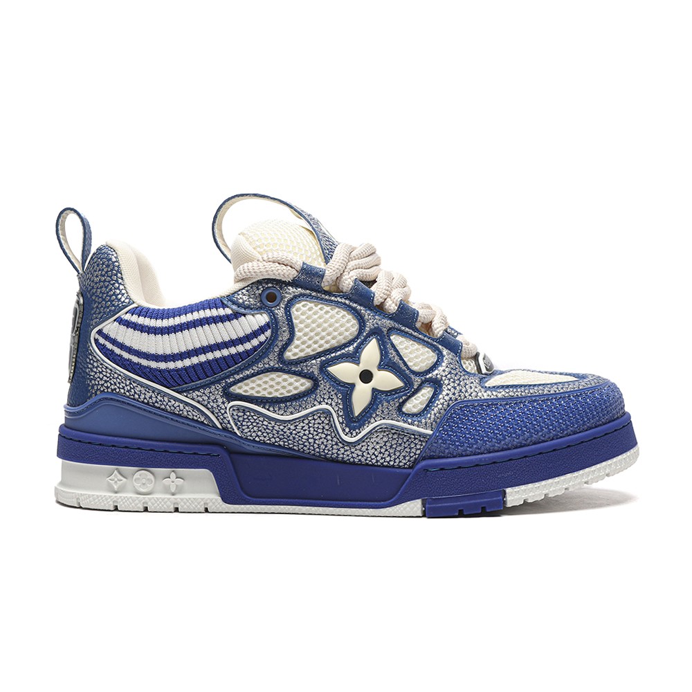 TBkicks Lou1s Vu1tton Skate Sneaker Blue 1AHSXQ