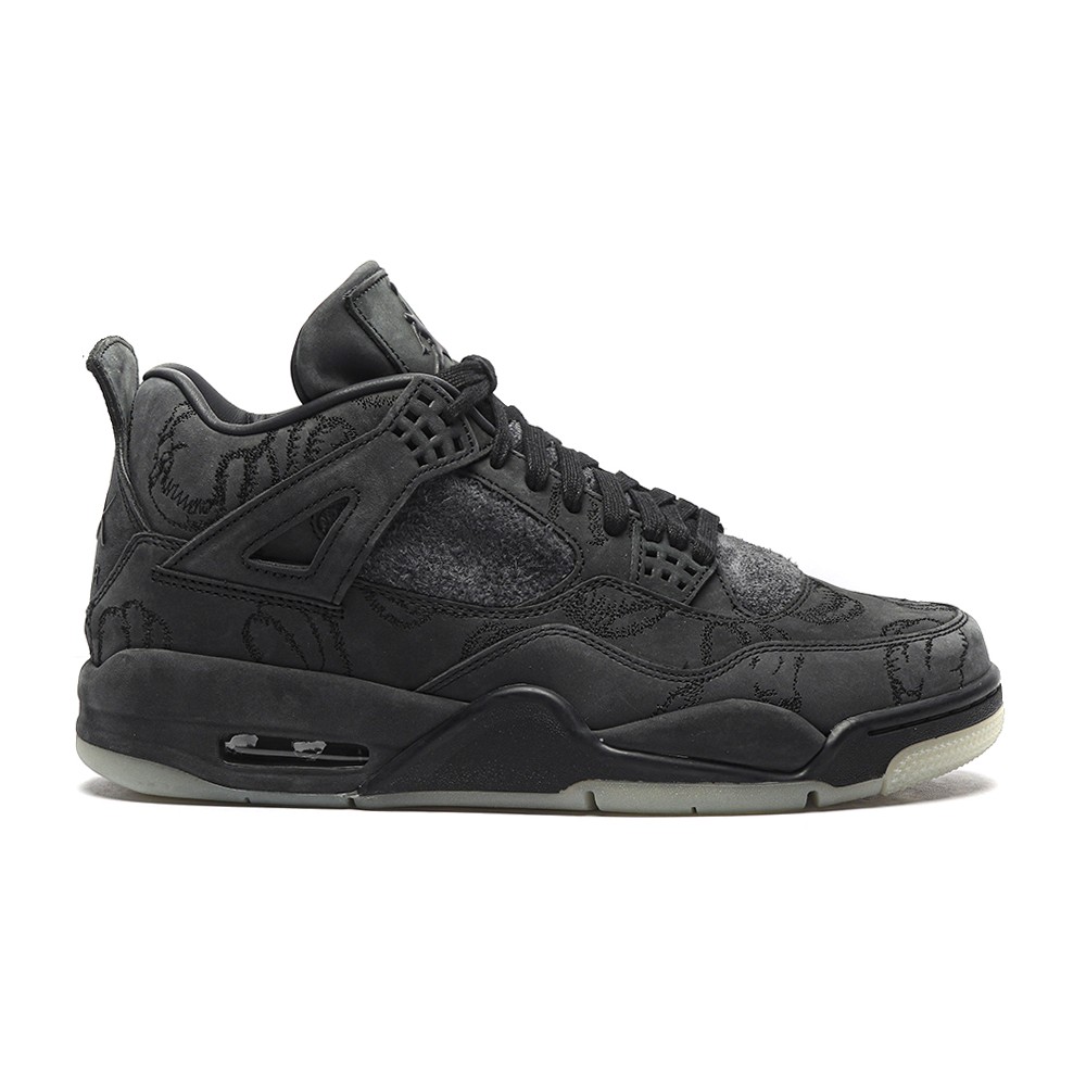 TBkicks Air Jordan 4 Retro Kaws Black
