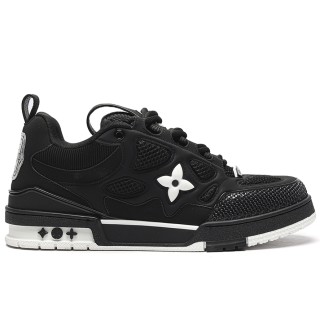 TBkicks L0*1S V*1TT0N Skate Sneaker Black White