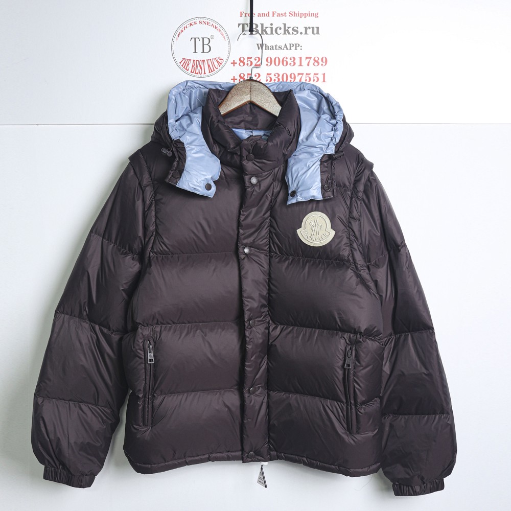 TBKicks Moncler Cyclone Down Jacket Coffee