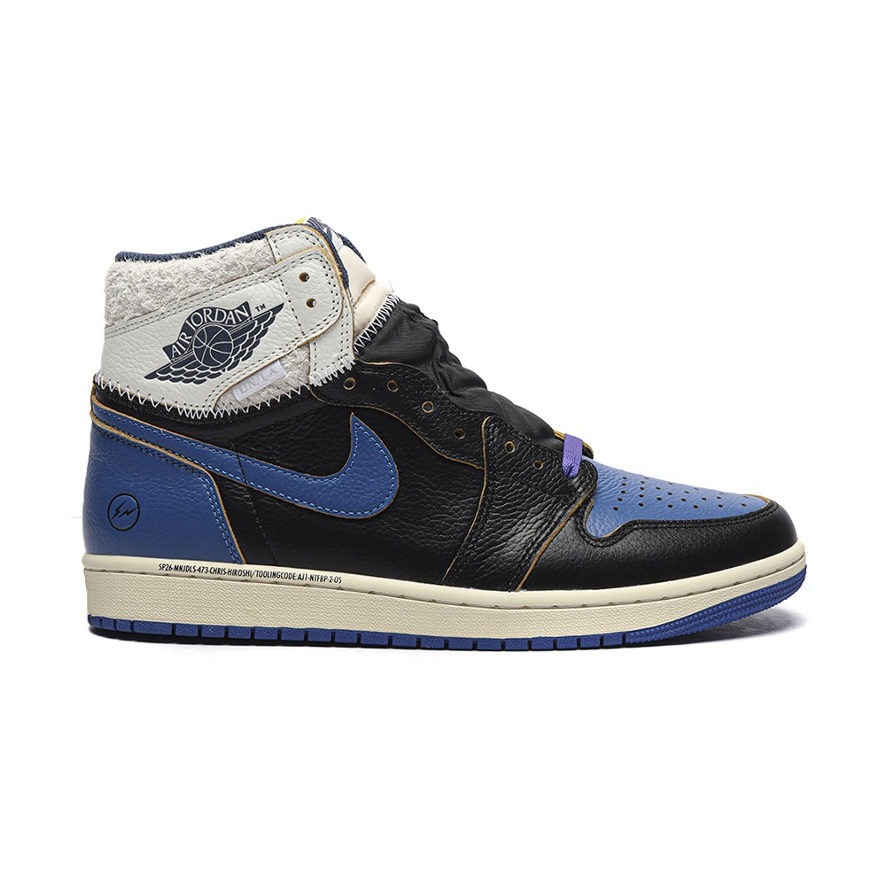 TBkicks Jordan 1 Retro High OG SP Fragment x Union LA Sport Royal  IO7847-001