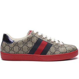 TBkicks GU*CC1 Screener Green Leather Detail 2