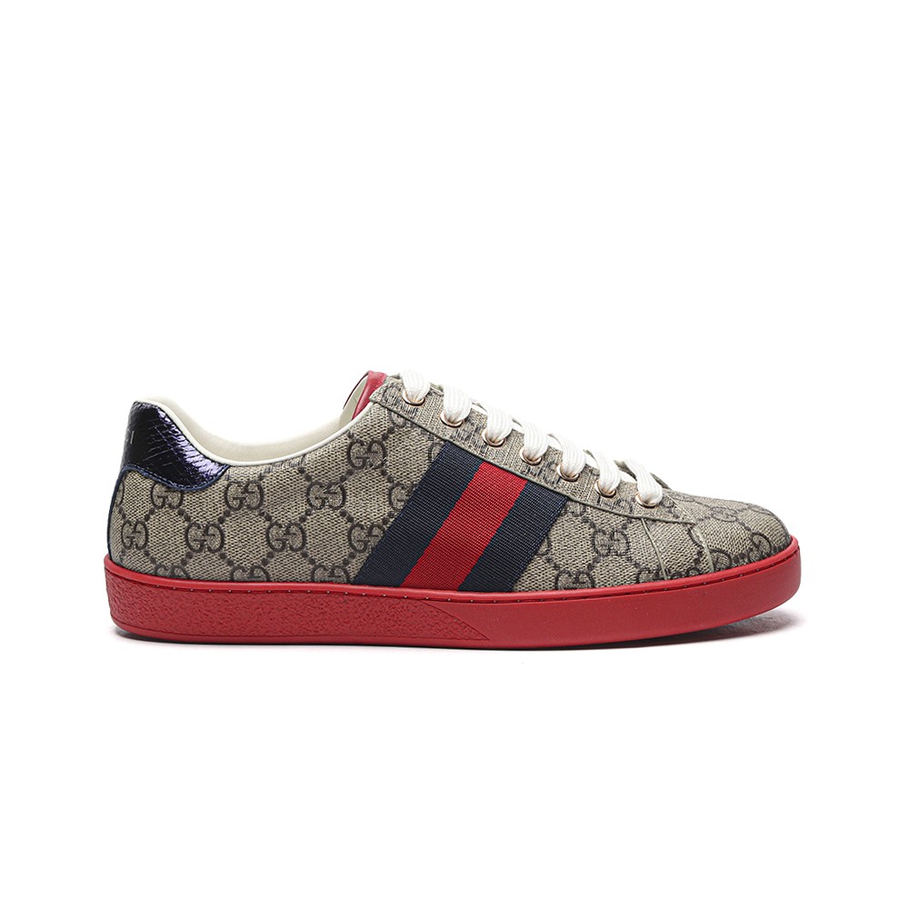 TBkicks GU*CC1 Screener Green Leather Detail 2