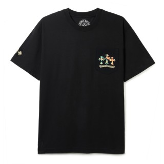 TBkicks Chr0me Hearts FW23 Logo Pattern Short Sleeves Black